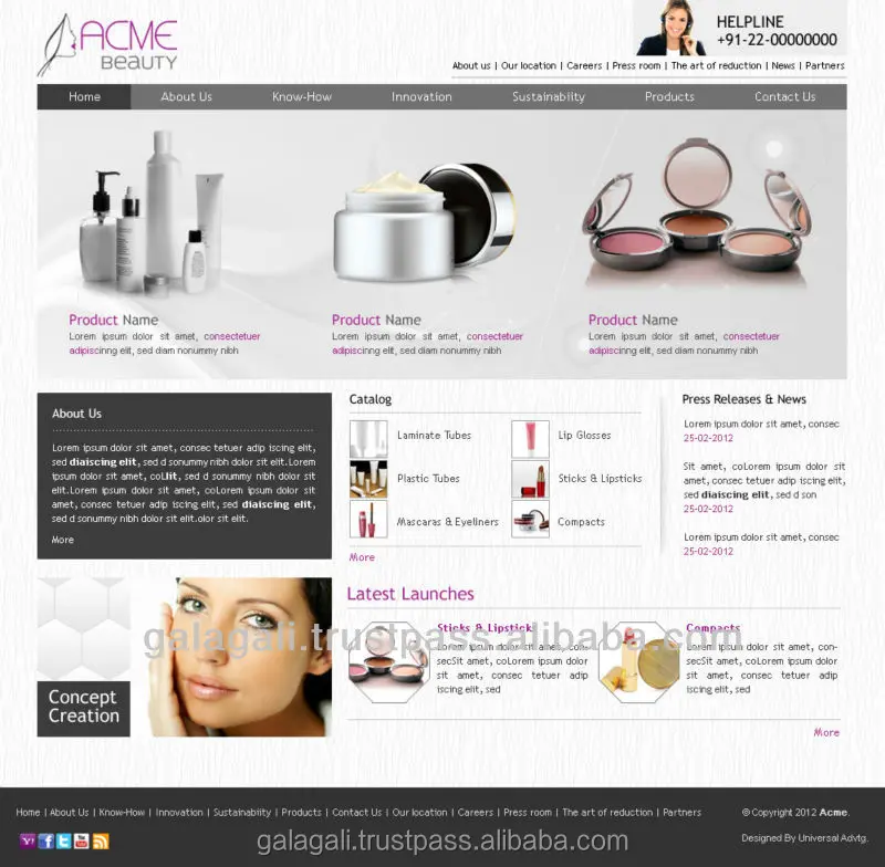 Alibaba Online Wholesale Shopping Website Design and Web Development in Magento with SEO