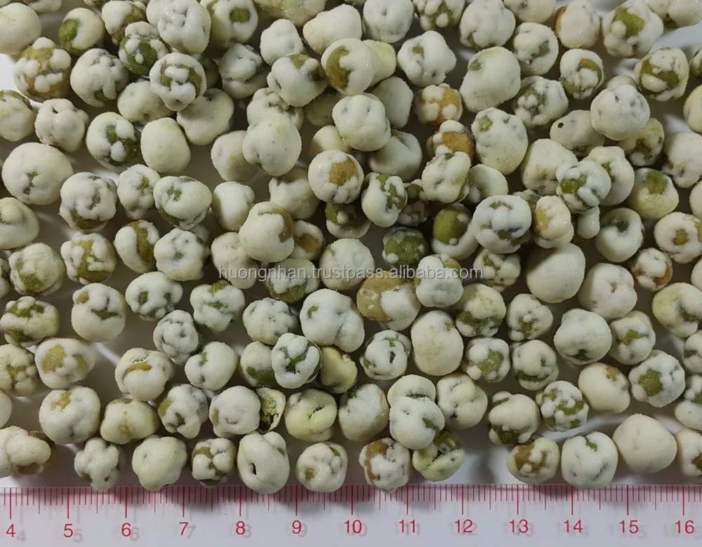 
 Зеленый горох васаби-без цвета  