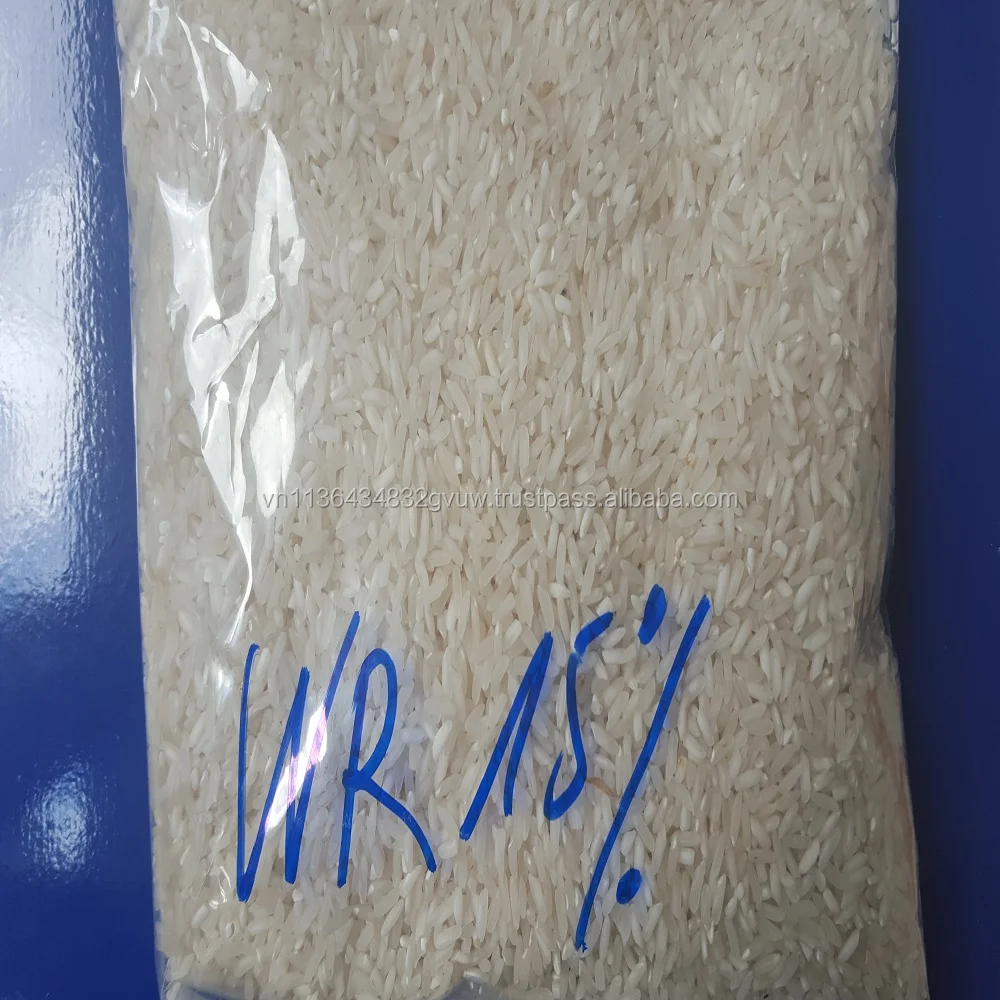 HIGH QUALITY 15% BROKEN VIETNAM LONG GRAIN WHITE RICE WITH COMPETITIVE PRICE