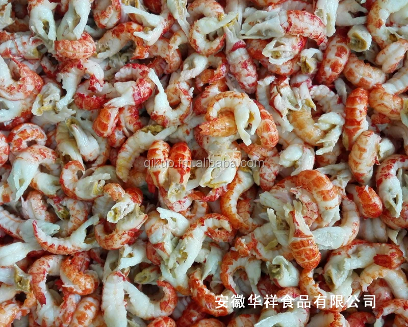 
frozen cooked crayfish tail meat,peeled,fat off 