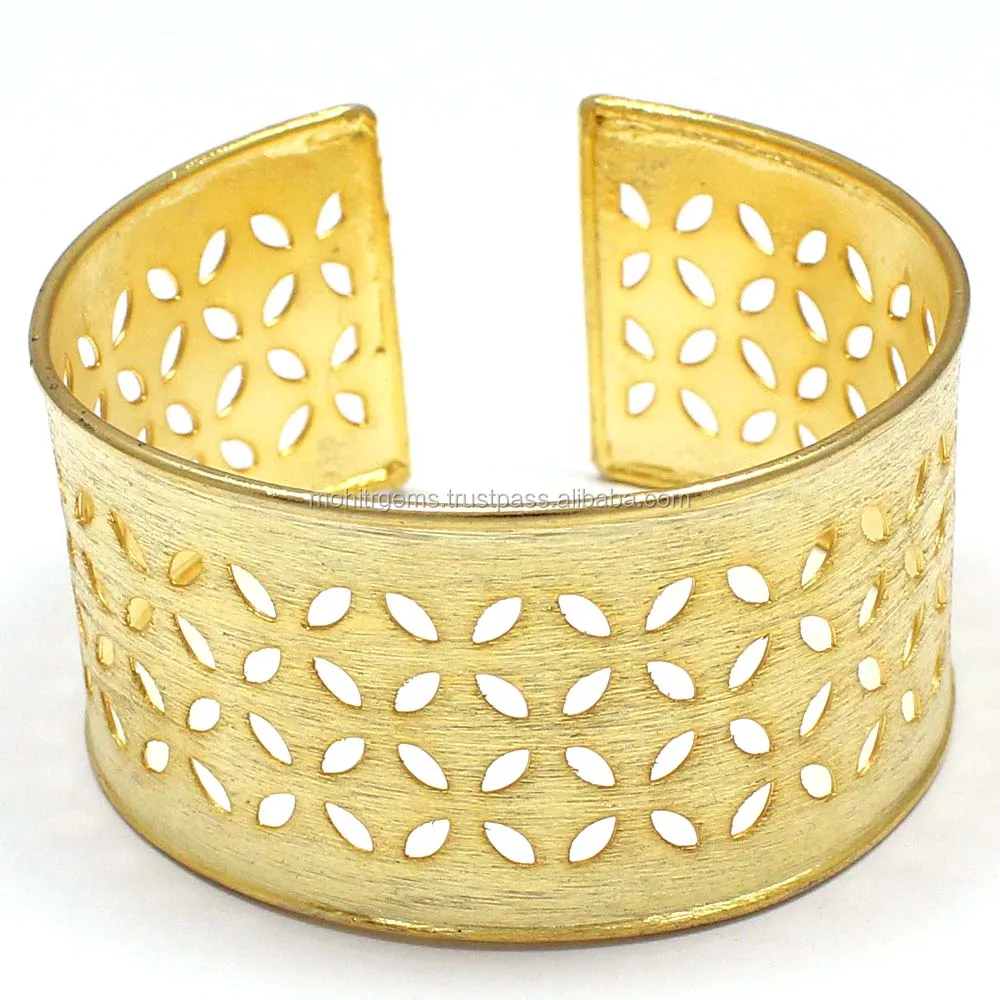 Small Mat Finish Plain Beautiful Adjustable Handmade Vintage Statement Cuff