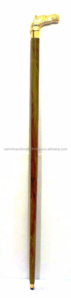 Красивая Золотая лошадь ручка трость/декоративная трость/старинная коричневая деревянная трость CHWKS35047