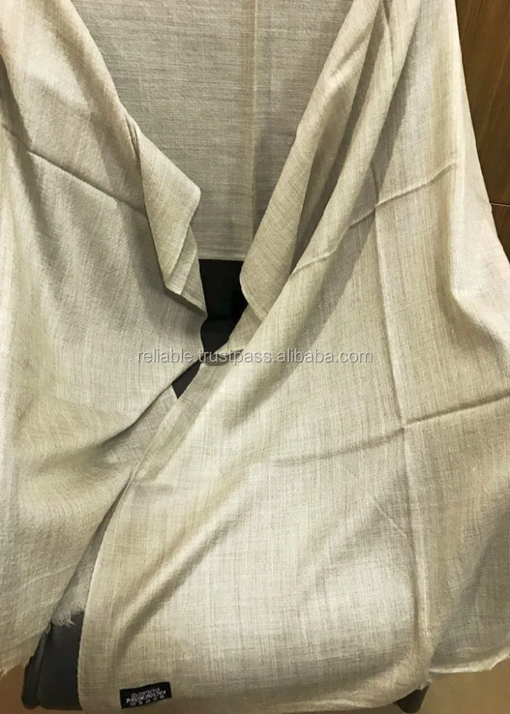 Pashmina Wool Cashmere Wool Scarf in diamond weave