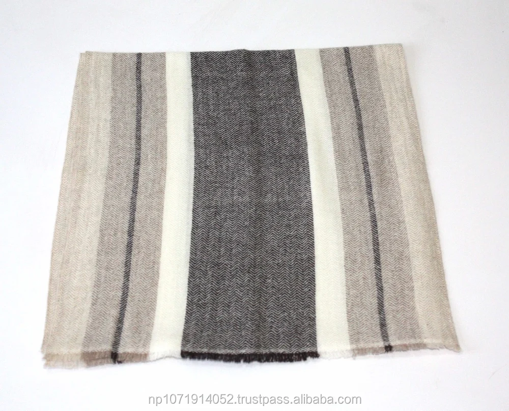Unisex Small-Sized Cashmere Muffler Pure Wool Silk Chiffon Poncho Hijab for Winter Spring New Design for Summer