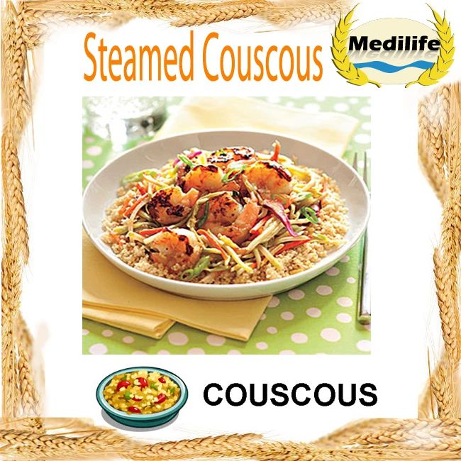 Steamed Hard Wheat Couscous Recipe, Thin Grain 500g Bag