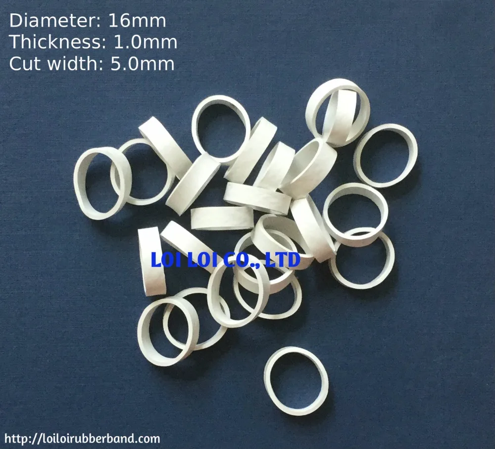 008 Small Size Wide Solid White Rubber Band for Binding / HOT Seller compound rubber bands export to the United Kingdom