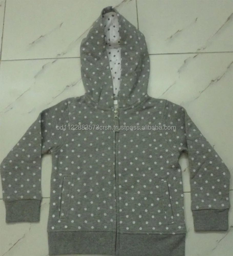 Factory OEM Apparel Boys Hoodies And Sweatshirts Long Sleeve Zip Hoodie