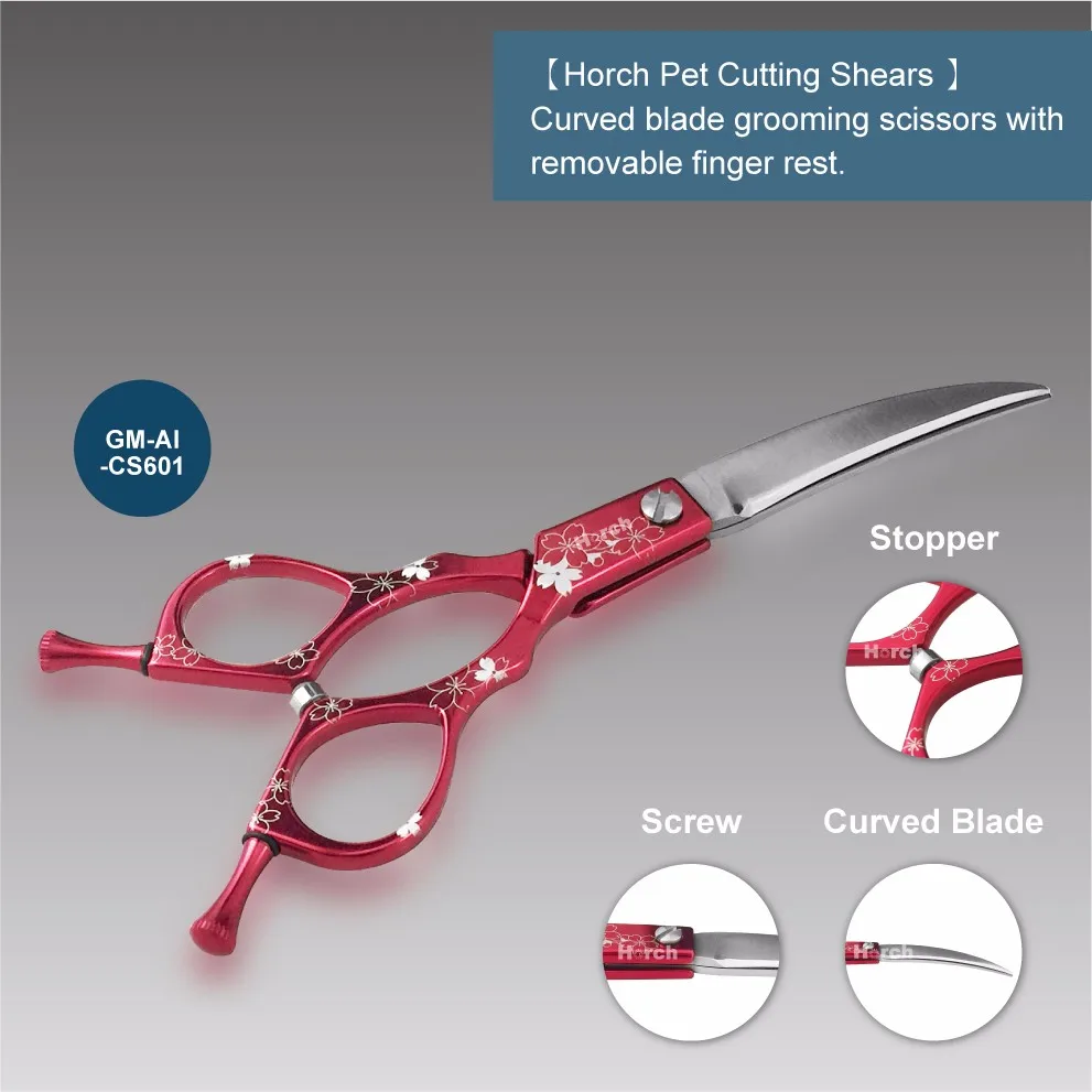 Professional Pet Grooming Curved Scissors for Home Pet Trimming Dog Cat Shears