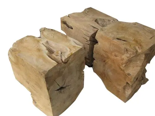 TEAK ROOT BALL & BLOCKS