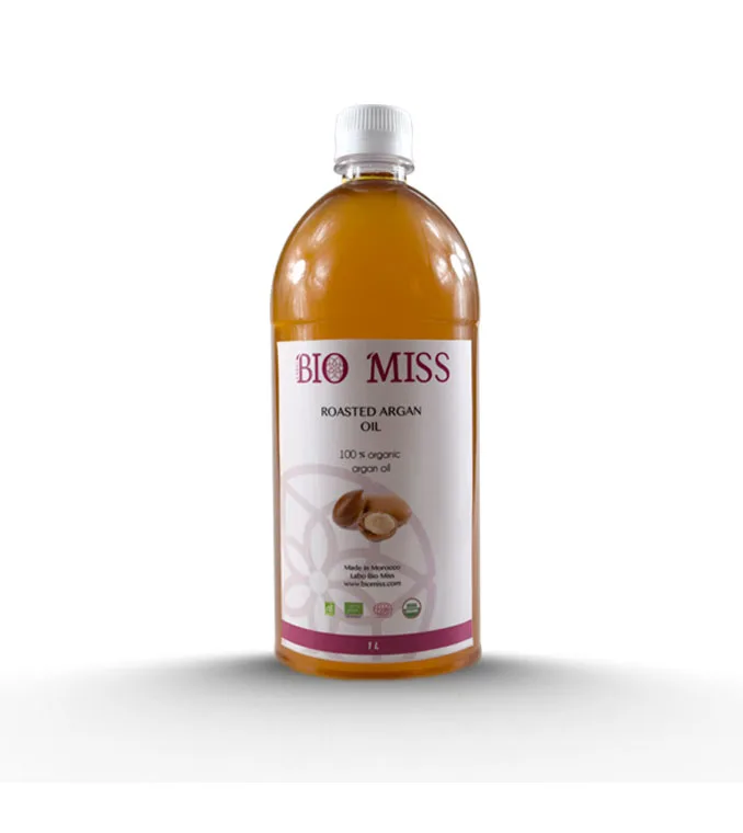 
Марокканское кулинарное органическое аргановое масло-ECOCERT/USDA-Объем 1 литр 