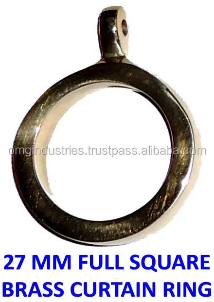 OMG Industries  Curtain Ring Solid Brass Curtain Ring Accessories metal curtain rod ring