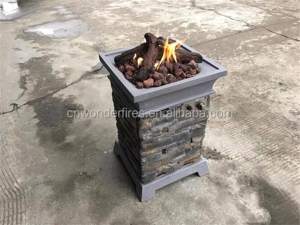 Открытый квадратный стол для газовой плиты