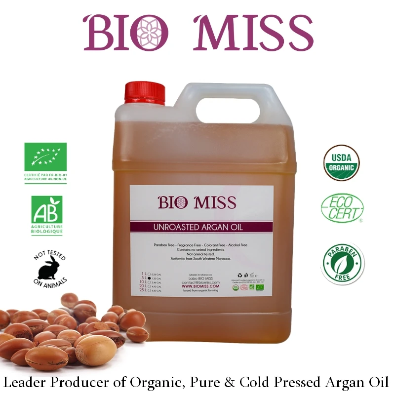 
Pure & Organic Moroccan Cosmetic Argan Oil 