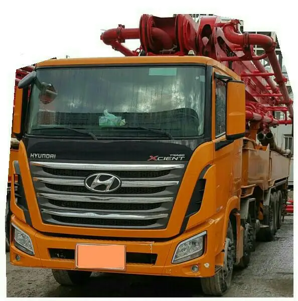 
[ Winwin Used Machinery ] Used pump truck JUNJIN 60 meter JJ M60 (Hyundai truck) 2015yr For sale 