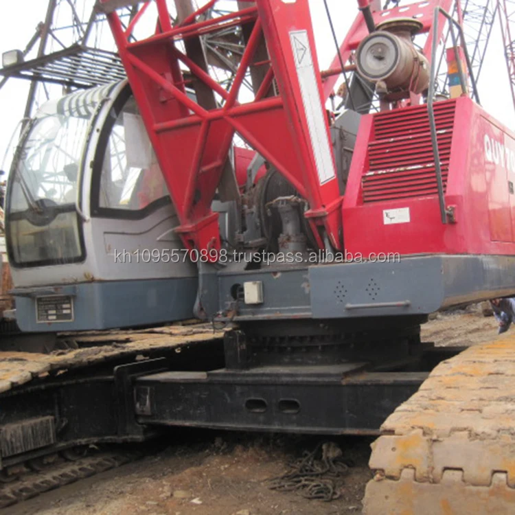China FUSHUN QUY70 crawler crane for sale,China 70ton crawler crane in Shanghai