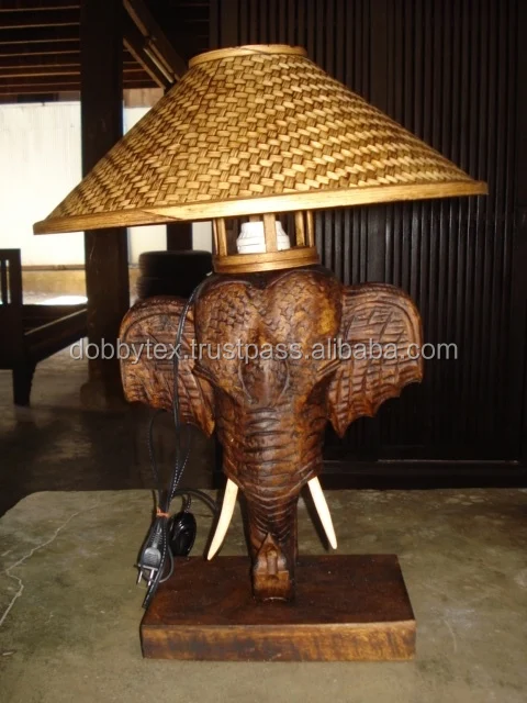 
Thailand traditional elephant head lamp 