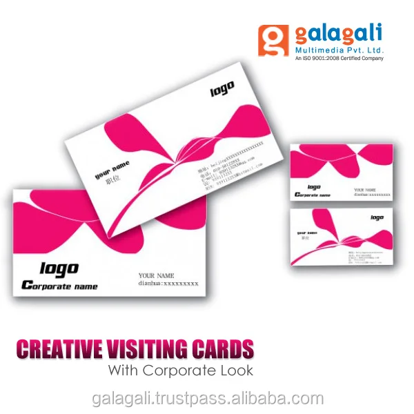 Customized and Professional Business Card Design, Company Visiting Cards - Graphic Design