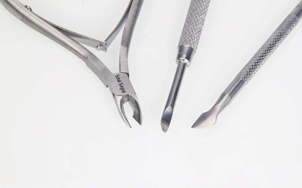 nail nipper cuticle pusher