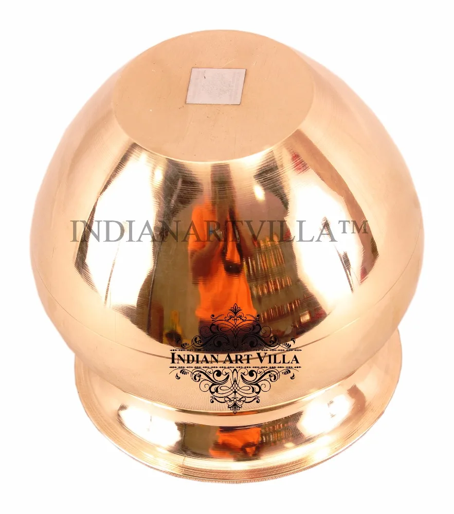 Бронзовый пуха калаш | Лота для продажи, кухонная утварь Kansa сумрай намаскар, храм, пуха лота, производитель и поставщик из Индии