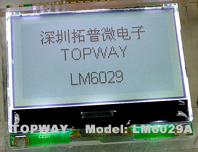  128x64 Графический ЖК-дисплей COG Тип ЖК-модуль (LM6029A)