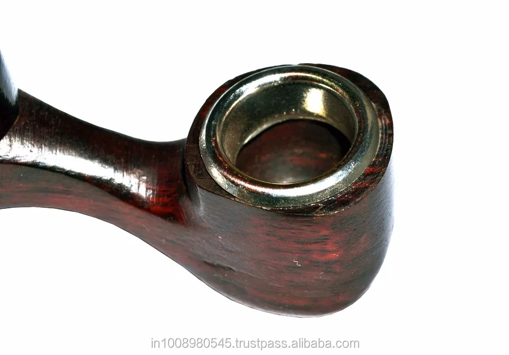 Hand Curved Rose Wood Swivel Lid Smoking Pipes  One hitter smoking pipe
