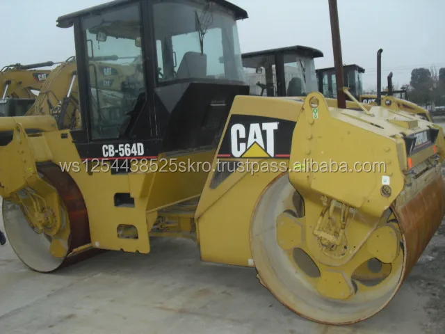 second-hand caterpillar CB564D road roller with good working condition