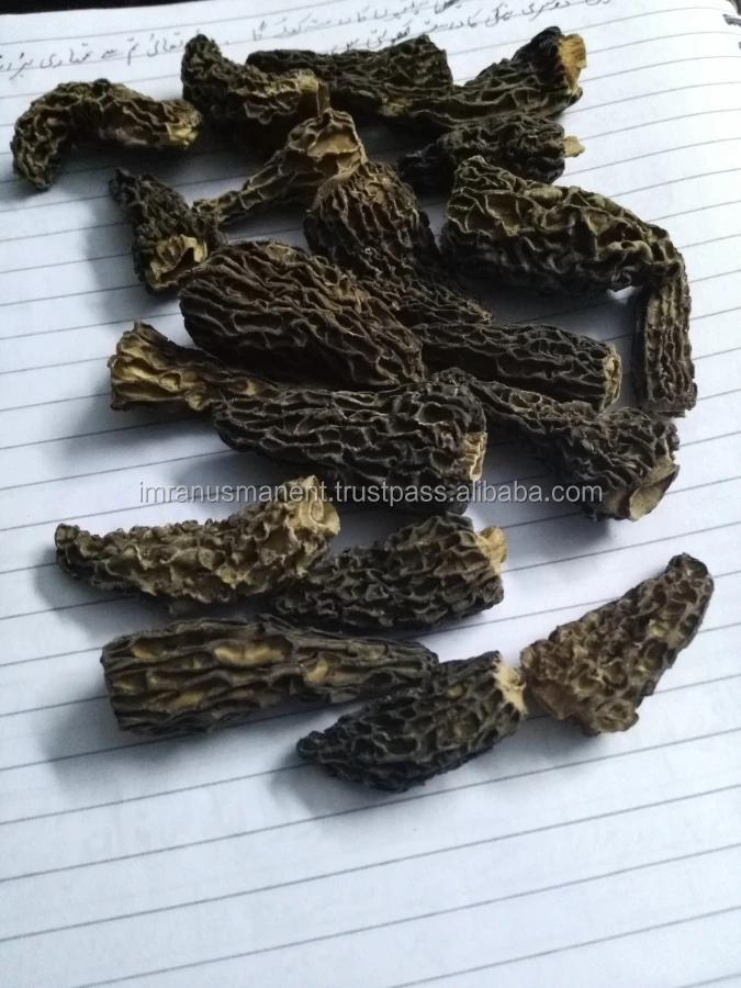 
Dried Wild Morchella Mushrooms/Dried Morels/Guchhi/Morchella Esculenta 