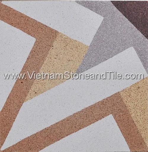 VST Product From Vietnam Encaustic Handmade Cement Tiles in Terrazzo Finish