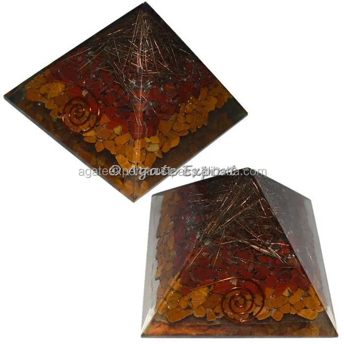 Alibaba Jasper Energy Orgone Pyramids Top Online Seller of Orogne Pyramids for Sale with Brass Gemstone Healing Quartz Feng Shui
