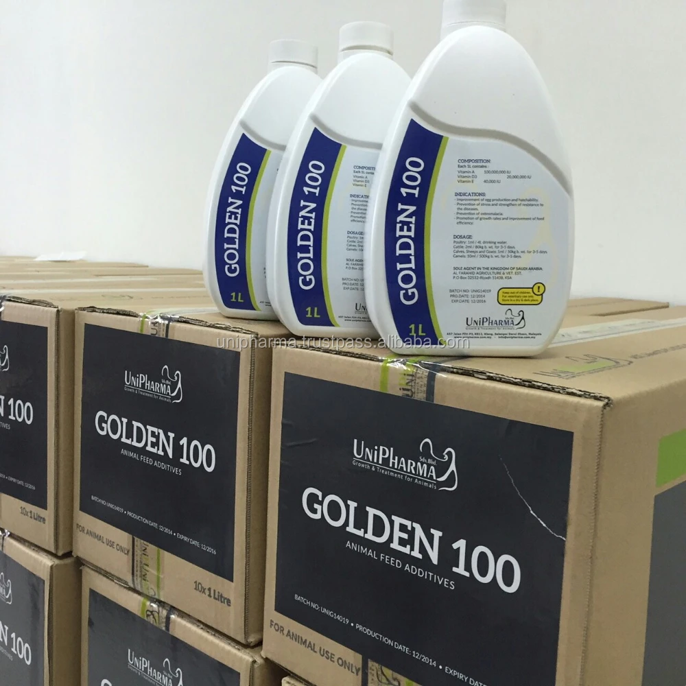 
feed grade vitamin premix-Animal health-Animal antibiotics-Golden100-poultry feed additives- <span style=