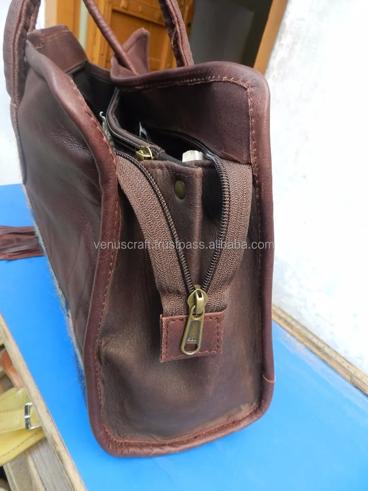 Vintage Banjara Hand Bag Leather Fringe Hand Bag Gypsy Banjara Tote Bags