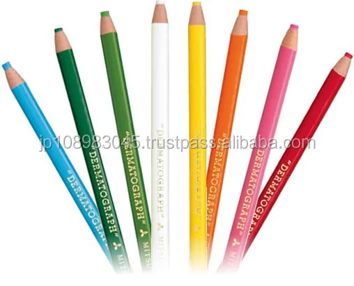 Mitsubishi Uni Rainbow Colored Pencil Graphite Drawing Dermatograph made in Japan