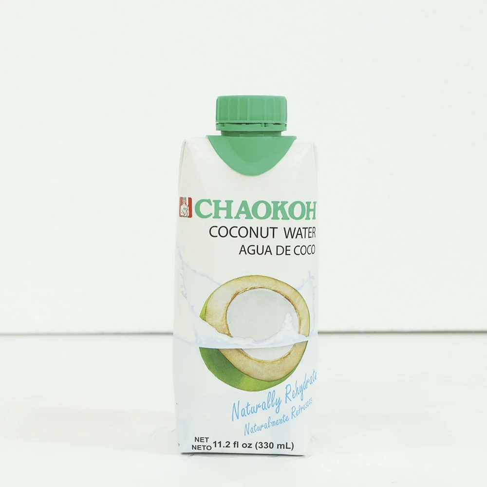 
CHAOKOH UHT Coconut Water Packed in Aseptic box (330 ml) 
