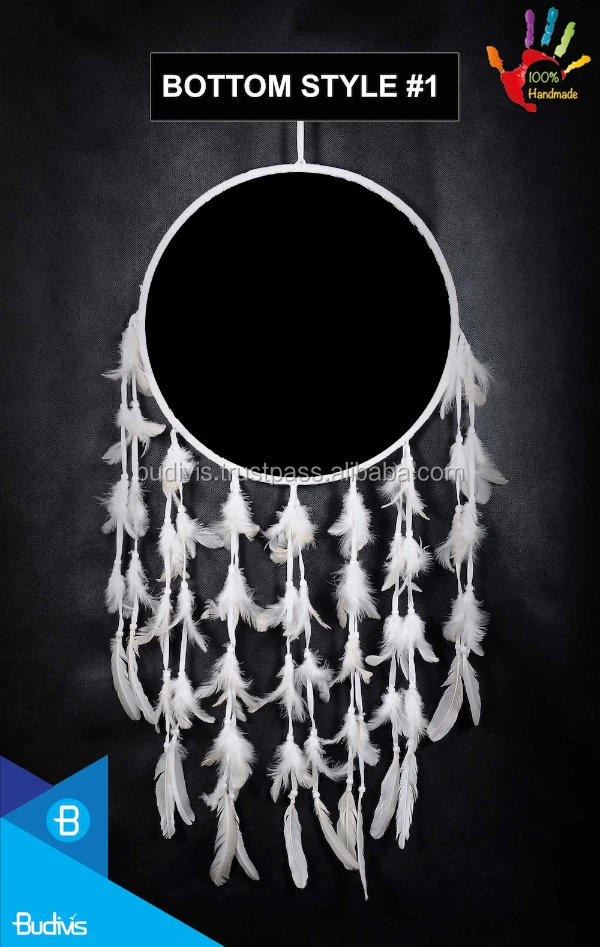 Black Dream Catcher Crochet custom design bali indonesia handmade , Wall Hanging Dream Catcher Home Decoration