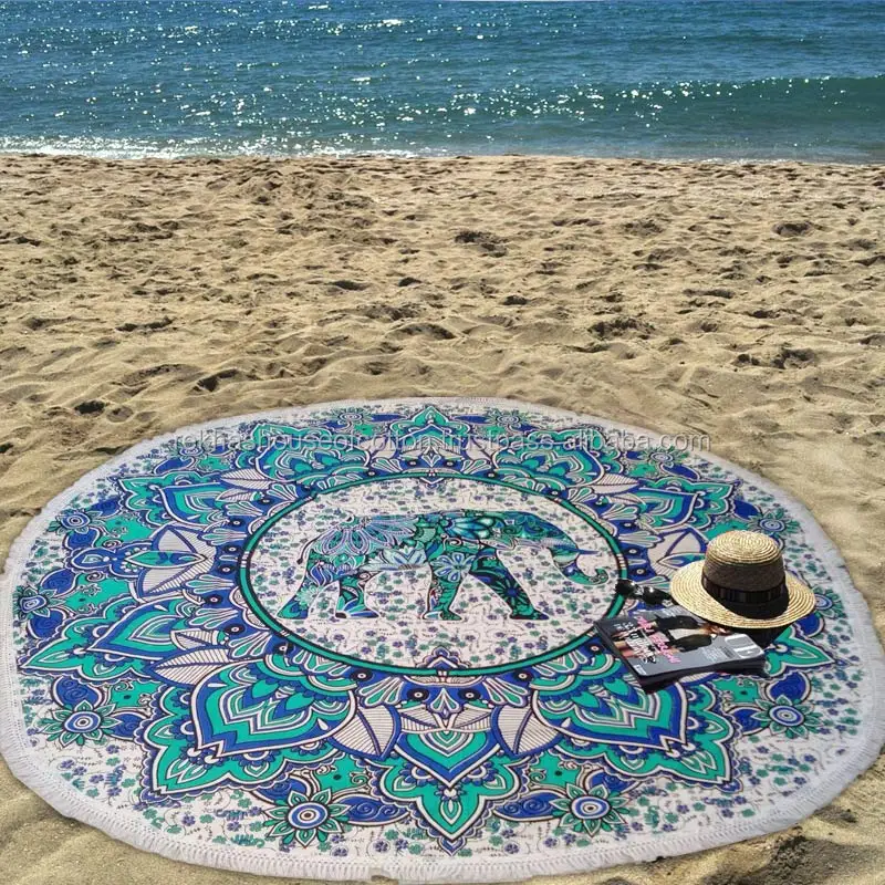 Круглые полотенца