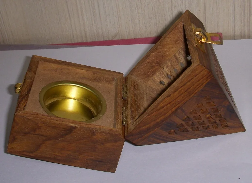 Cone Shape Wooden Incense Holder Special Wood Incense Stick Holder Pure Wood Incense Stick Holder