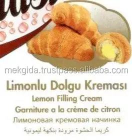 Синяя бусина надежный крем для наполнения лимоном