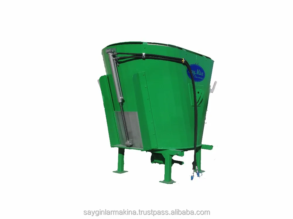 Both Electric And Tractor Pto Powered Cattle Feed Mixer Wagon 1.5m3 Vertical Auger Feed Mixer