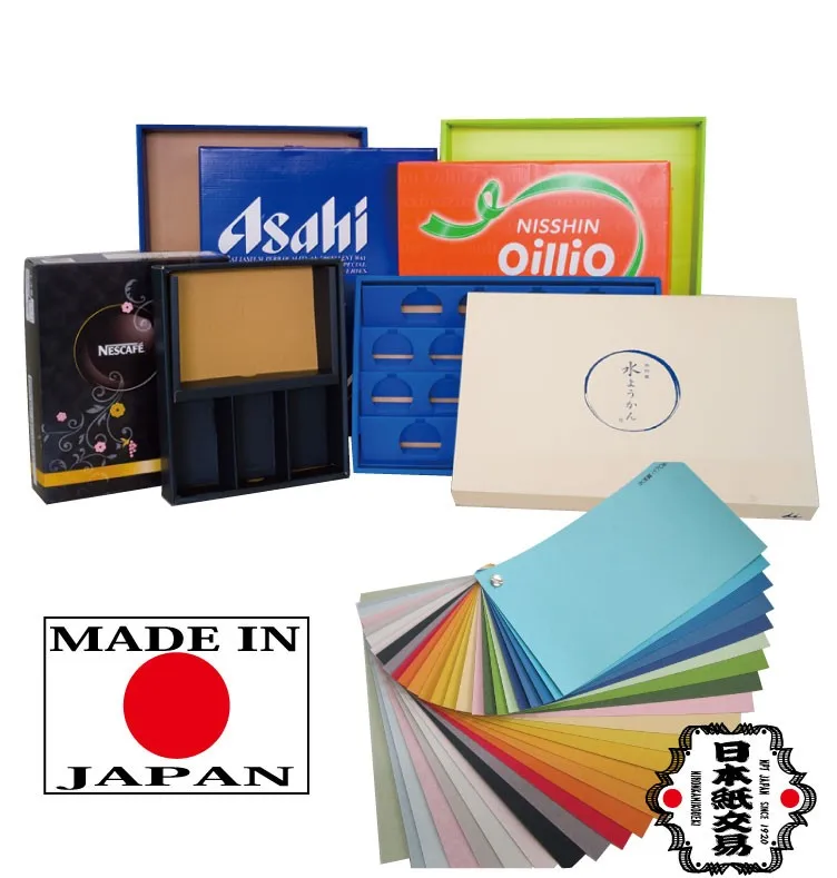 
Easy to use colorful gravure printing board Colored kraft liner board with multiple functions made in Japan 