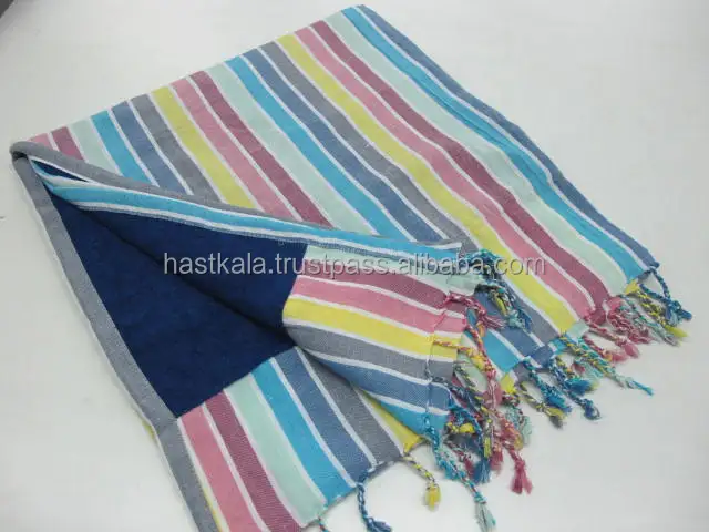 
Azo Free 100% Cotton or 100% Viscose Yarn Dyed Woven Terry Towel for Retail or Wholesale or Promotion in Magazine and Newspaper 