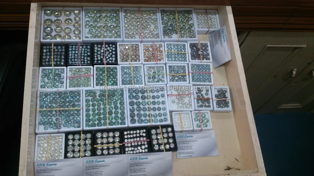 Cheapest Lab Grown Moissanite Diamond Wholesale Price for All Fancy Color From India USA, Green,yellow/brown/chocolate Color