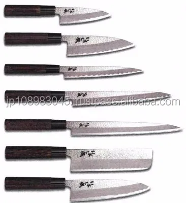 Japanese Molybdenum kitchen knife set Chef knives Santoku made in Japan