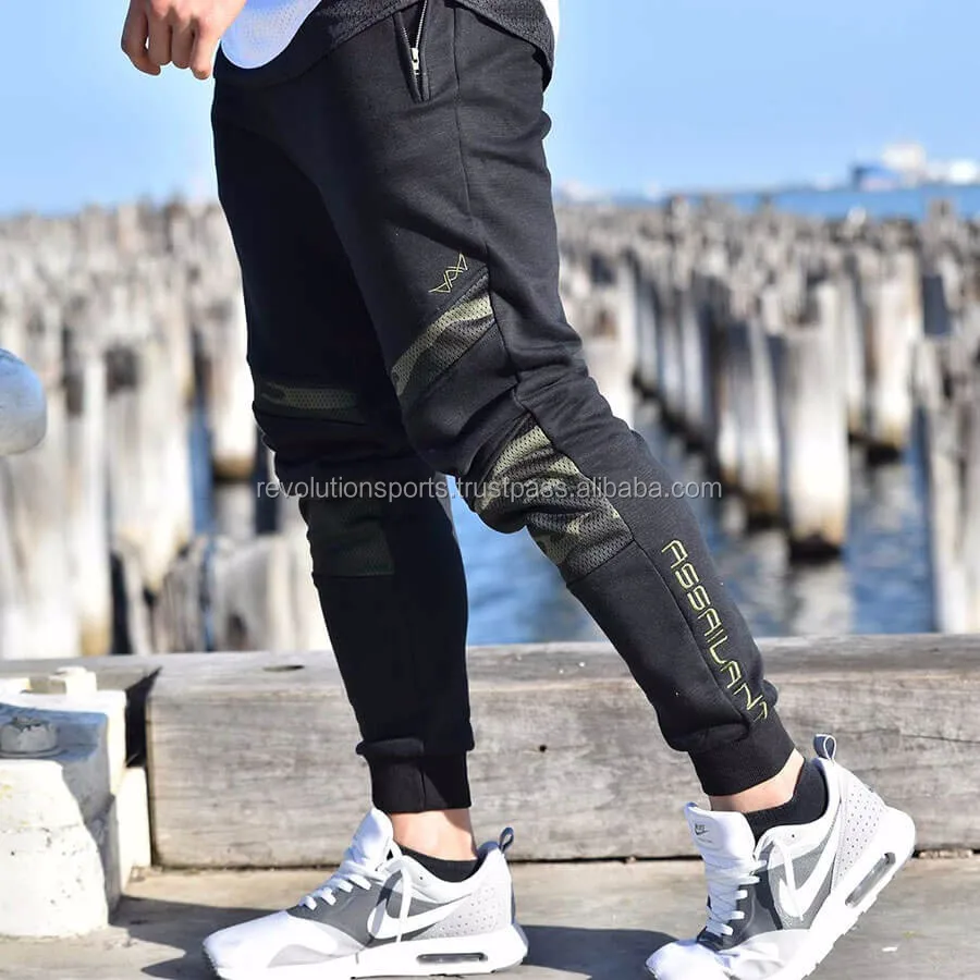 Sweat pants Charcoal / Camo with Digital Sublimation 2018 New Hot Designs