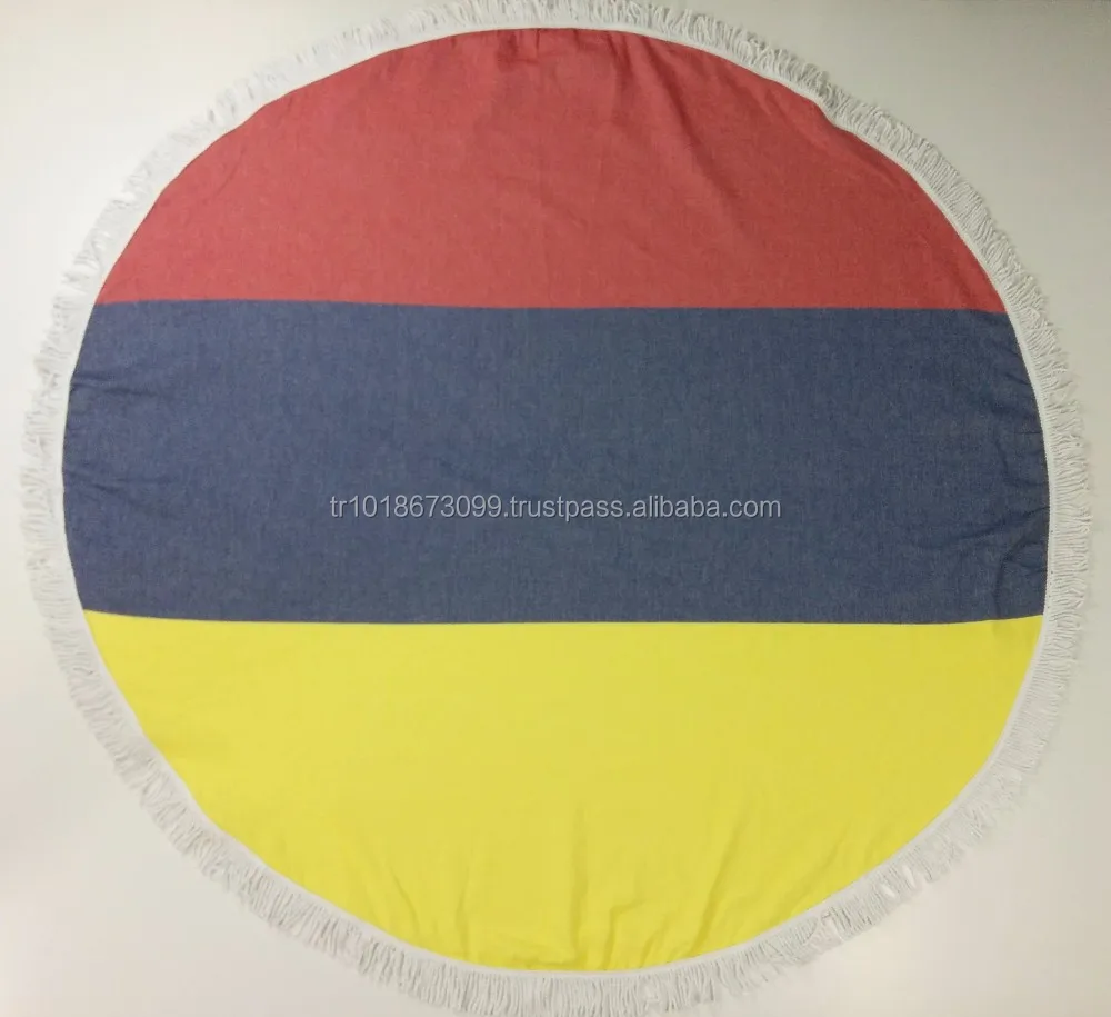 Round Hamam towel, Hammam Roundie, Round Pestemal towel