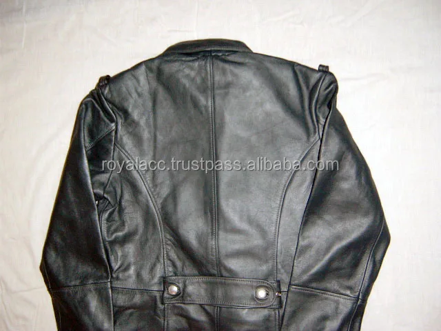 high quality customized Leather fur type great coat field grey wool jacket OEM long coat in black color filling material