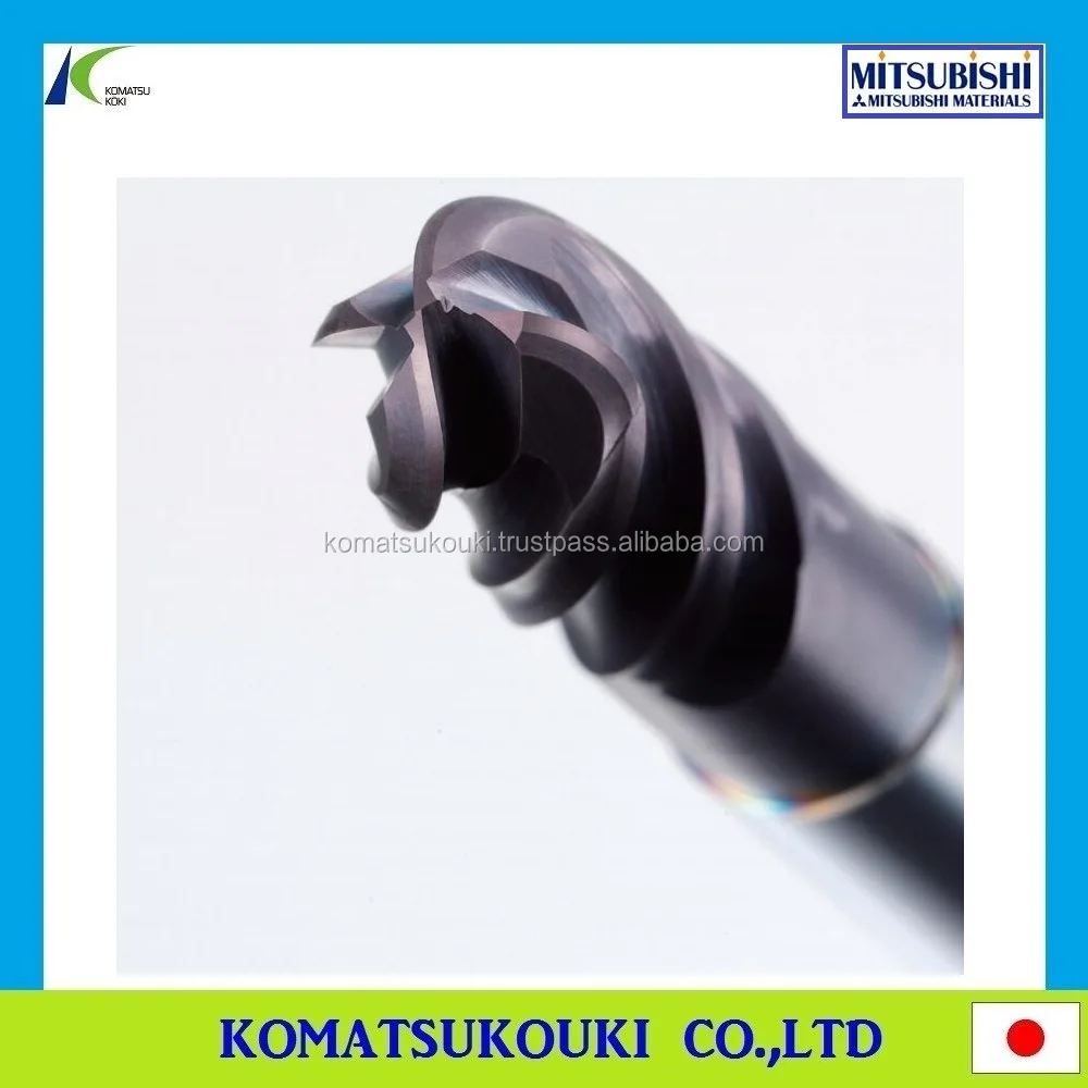 Special and tough Mitsubishi VFMHV/VFMHVRB/VF6MHV/VF6MHVRB, vibration control end mills with irregular helix flutes