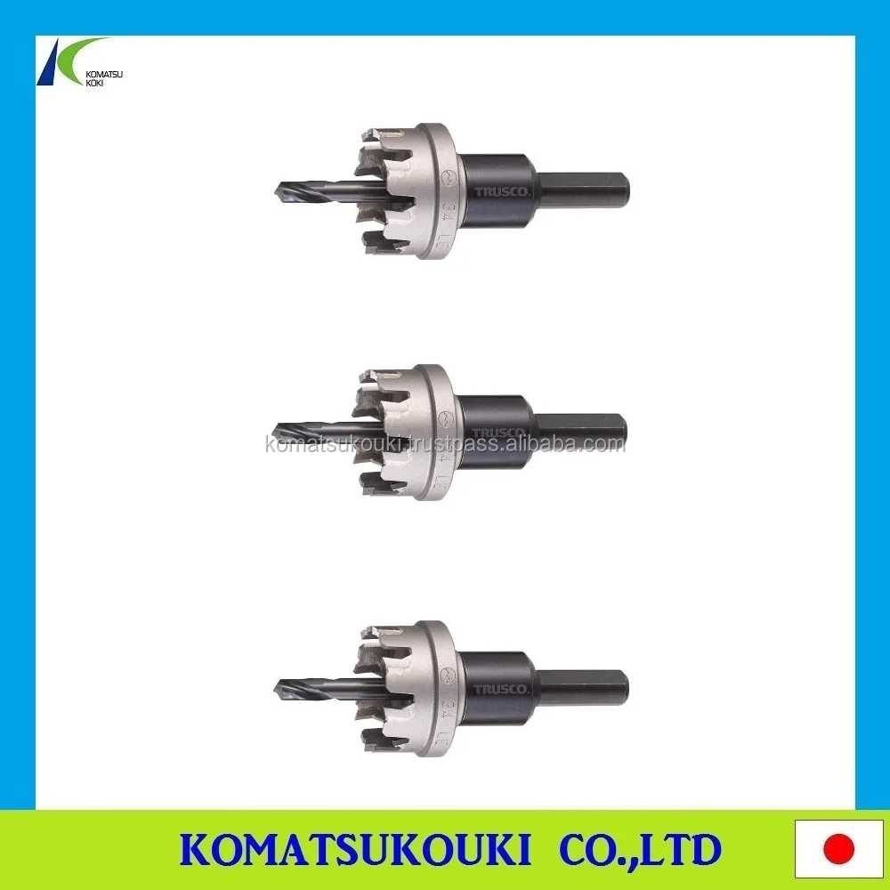 Newest TRUSCO carbide hole saw Metacore Triple made in Japan, dual hole cutter for deep holes and pipes is available