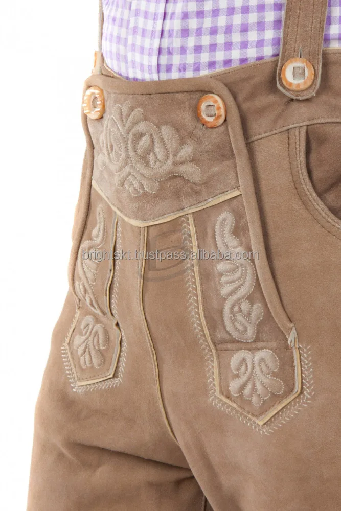 
2021 Men Stylish Bavarian Oktoberfest Trachten Lederhosen (Bavaria Clothing) 