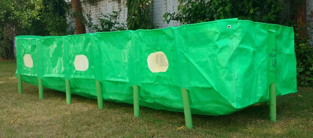 Vermi кровати компостная кровать полипропиленовая тканая ткань для использования в сельском хозяйстве