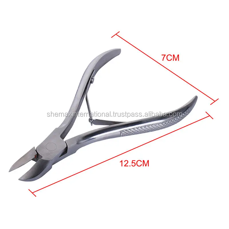 Shemax 2023 Top Quality Hot Selling Custom Nail Nipper Stainless Steel Manicure Ingrowing Hard Nail Toenail Cutter Clipper